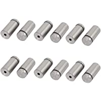 19mmx41mm Separadores De Cristal De Pasador De Perno De Montaje De Fijación De Acero Inoxidable Para Publicidad 12Pcs